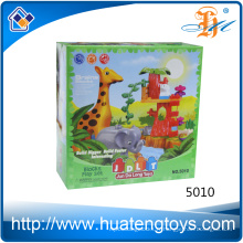 2016 Nouveau design animal zoo building blocks toys for kids